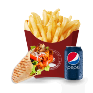 Peri Peri Wrap with Fries & Drink or Side
