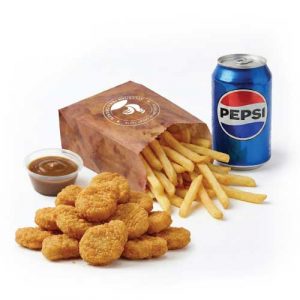 8 Pcs Chicken Nuggets, Fries, Drink or Side