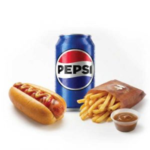 Hot Dog, Fries, Drink or Side