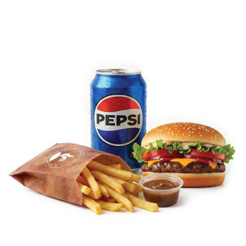 1/4 Pounder Burger, Fries, Drink or Side
