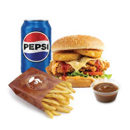 Zinger Tower Burger, Fries, Drink or Side