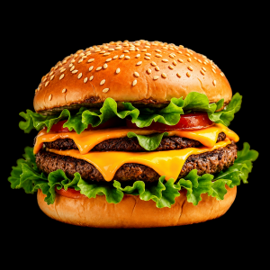 Black burger